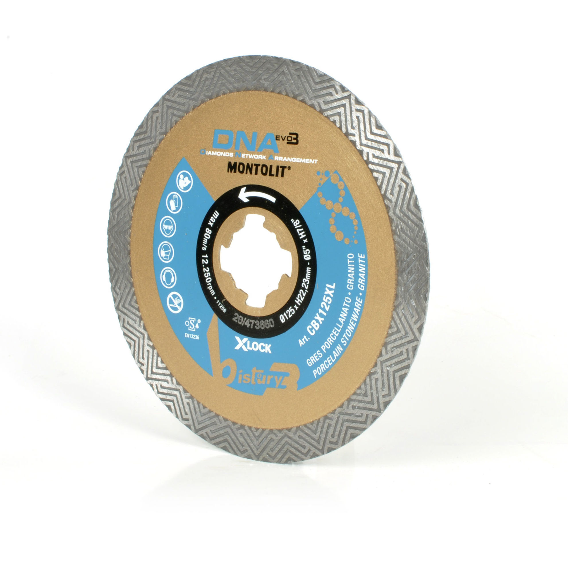 Bilde av DIAMANTBLAD X-LOCK CBX DNA 125X22,2MM/1,3MM, MONTOLIT