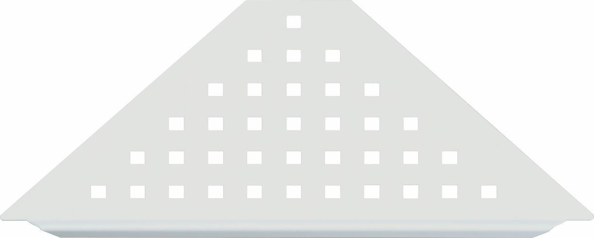 Bilde av DESIGNHYLLE SIRIUS FOR MONTERING I FUG MATT HVIT, AQUALEX