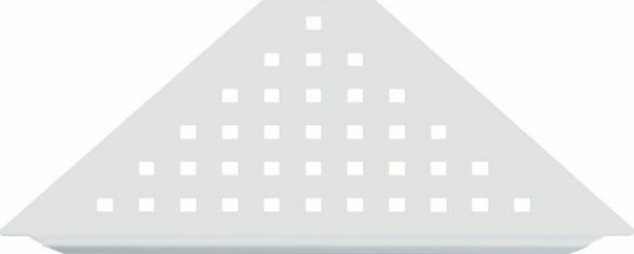 Bilde av DESIGNHYLLE SIRIUS FOR MONTERING I FUG MATT HVIT, AQUALEX