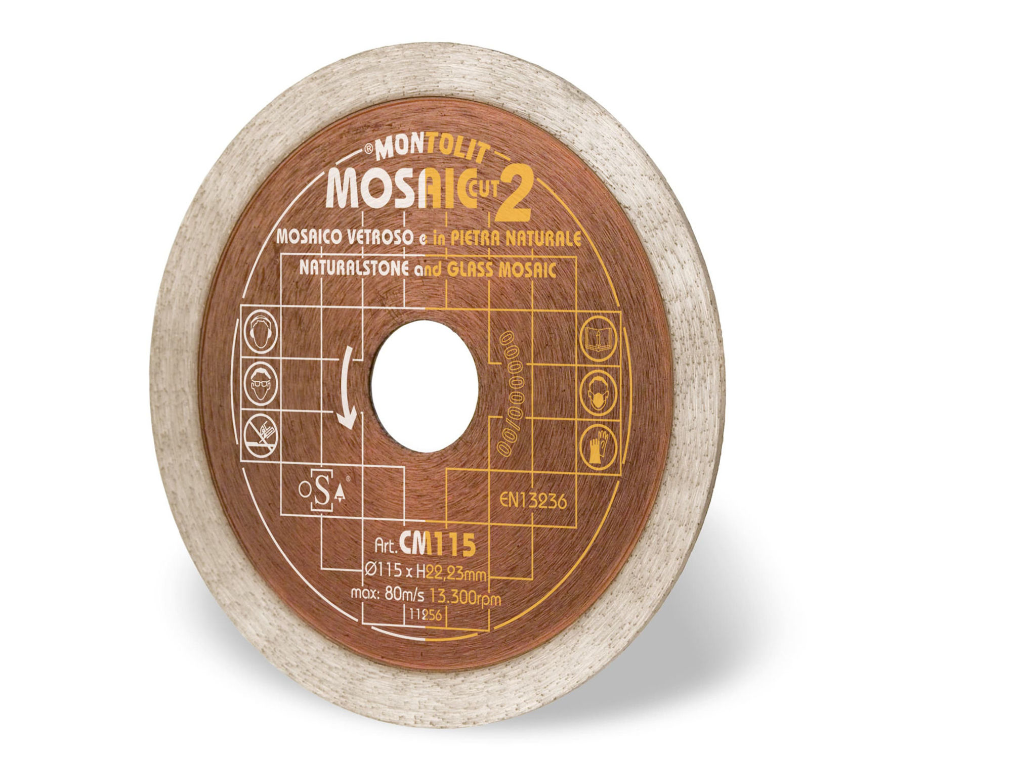 Bilde av DIAMANTBLAD MOSAIC CM 125X22,2MM, MONTOLIT