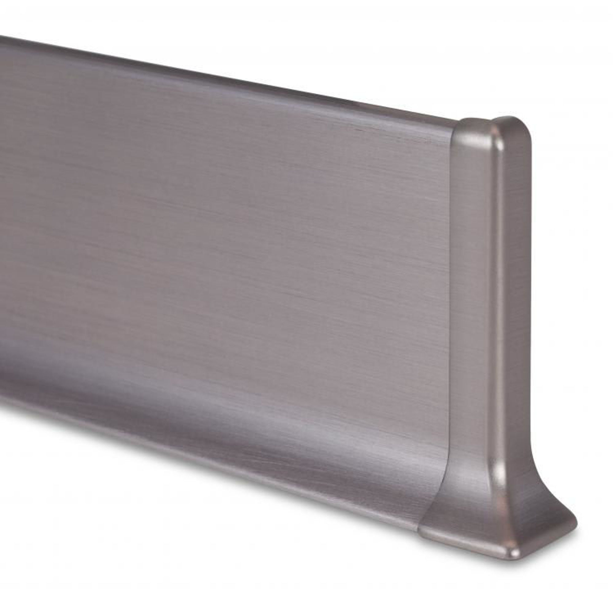 Bilde av SOKKELLIST 90/6SF ALUMINIUM TITANIUM 60MMX200CM, PROFILPAS