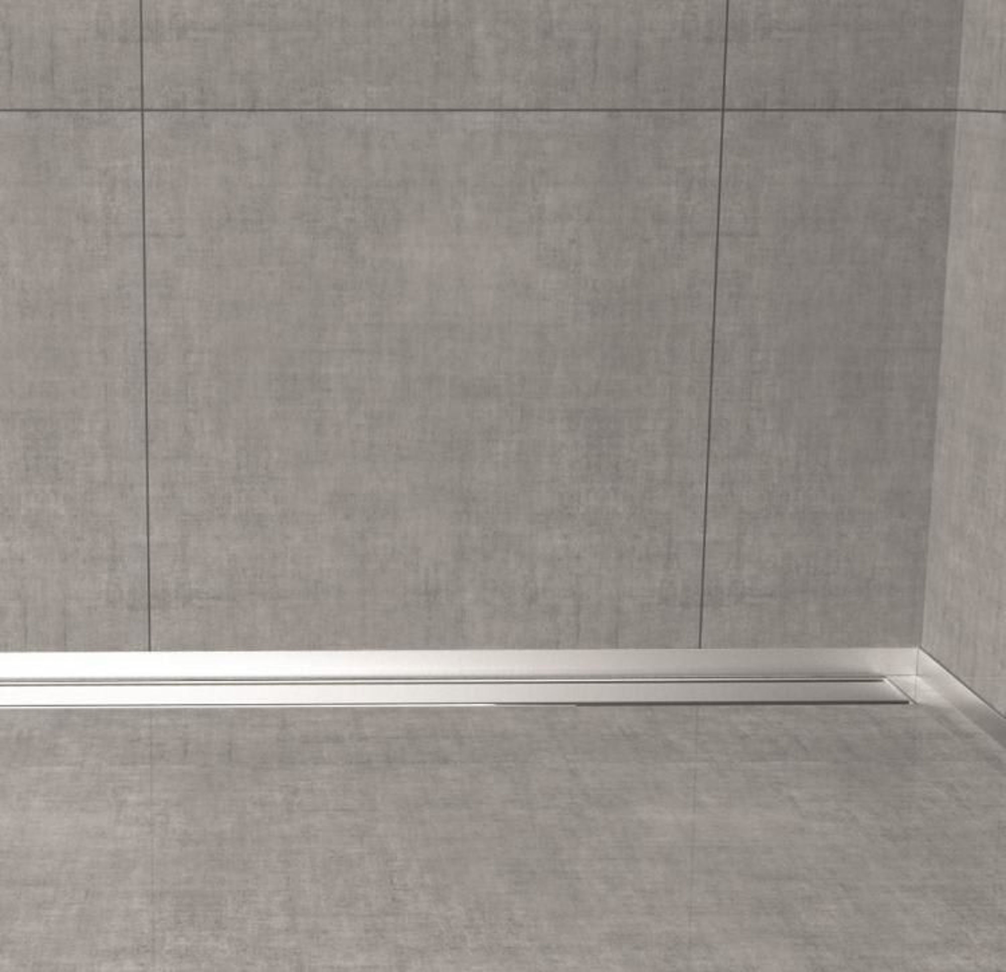 Bilde av GLASSPROFIL GPS5/12 GULV SATIN RUSTFRITT STÅL, H33MMX125CM, PROFILPAS