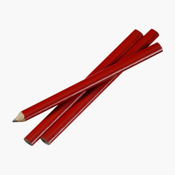 Bilde av TØMMERBLYANT 2PK RØD MEDIUM KRONEN HANSA