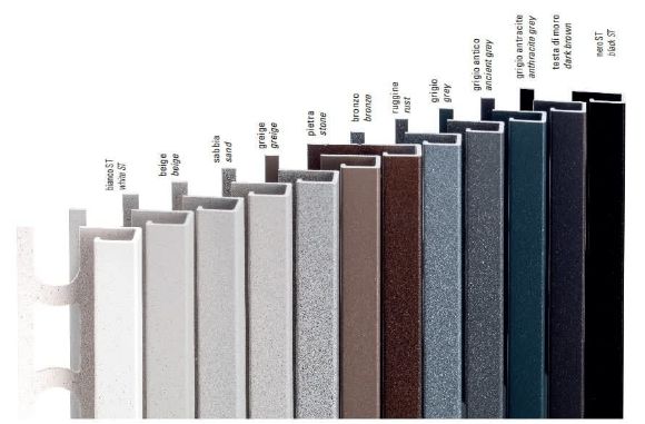 Bilde av HJØRNELIST FIRKANT ZQVN/12,5 CONCRETE ALUMINIUM SOLID WHITE 12,5MMX270CM, PROFILPAS