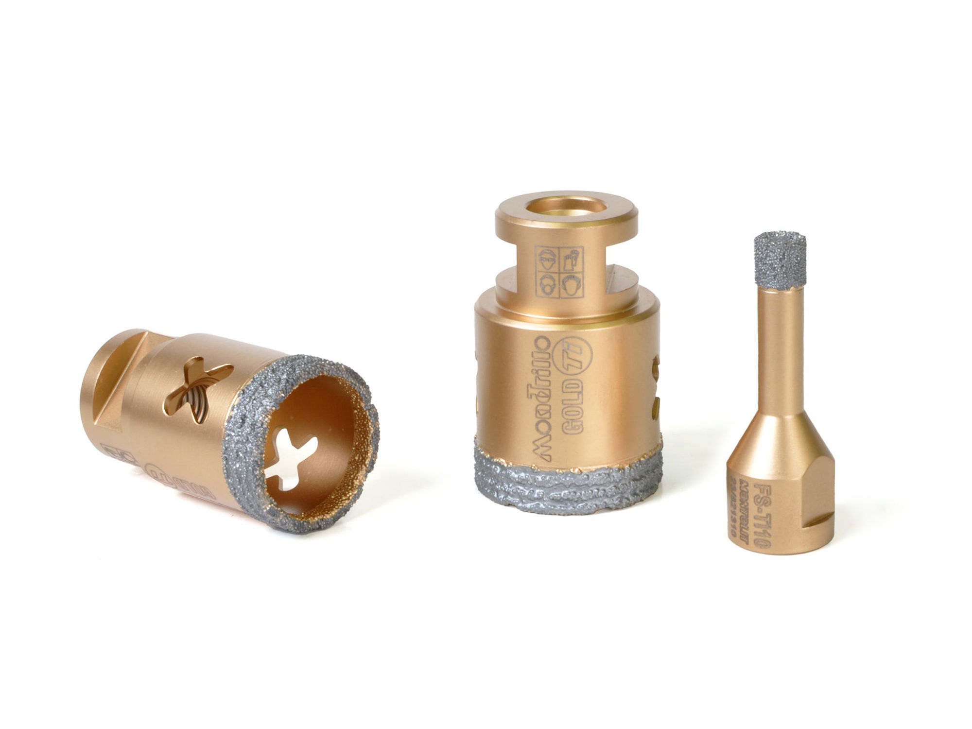 Bilde av Diamantbor 65mm Mondrillo Gold Titanium for vinkelsliper, Montolit