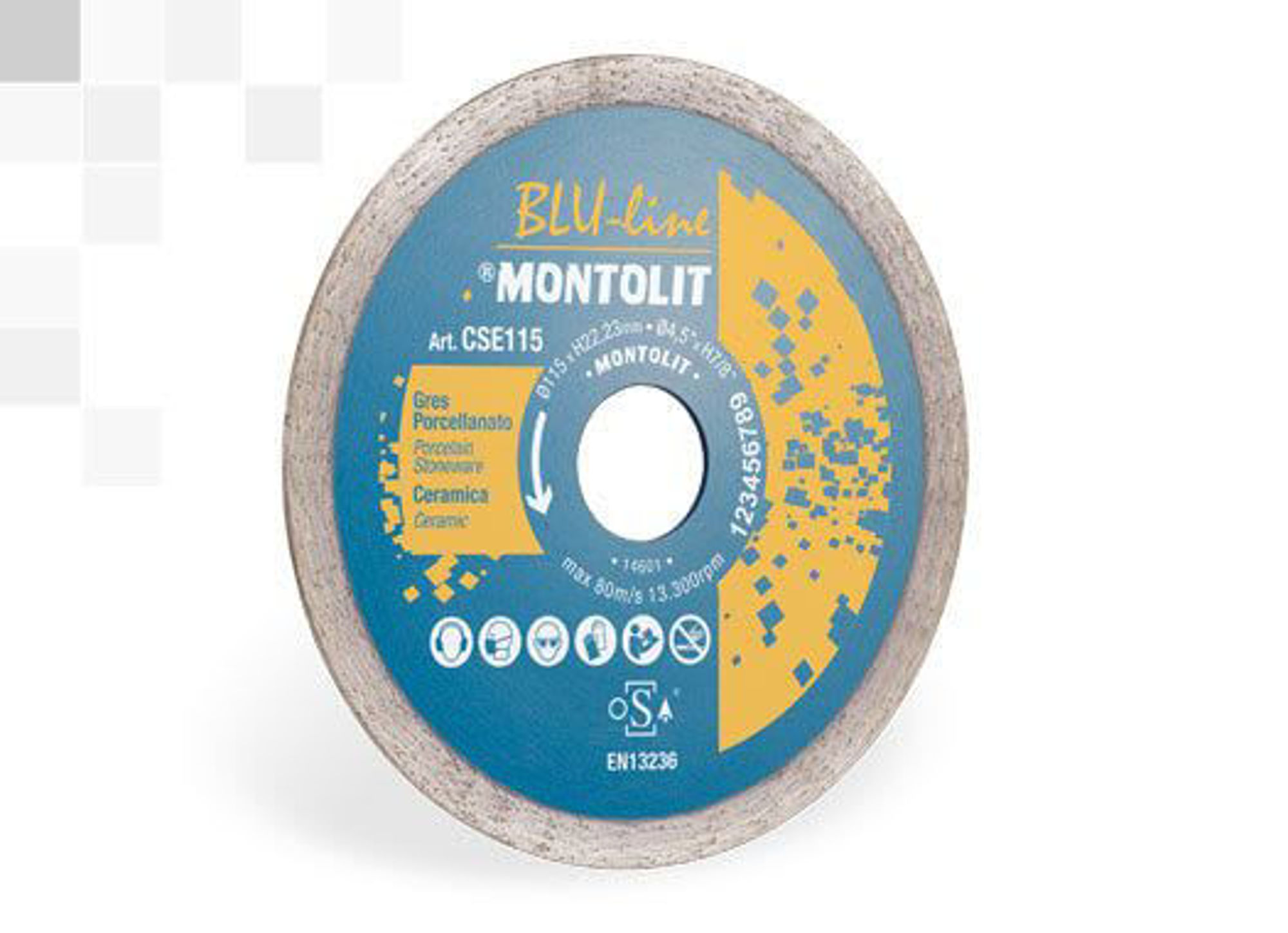 Bilde av DIAMANTBLAD CSE115 BLUELINE 115X22X2MM, MONTOLIT