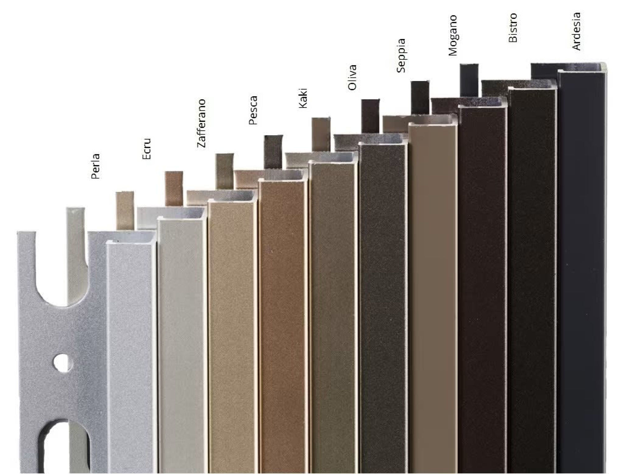 Bilde av HJØRNELIST FIRKANT ZQVN/11 CONCRETE MUD 11MMX270CM, PROFILPAS