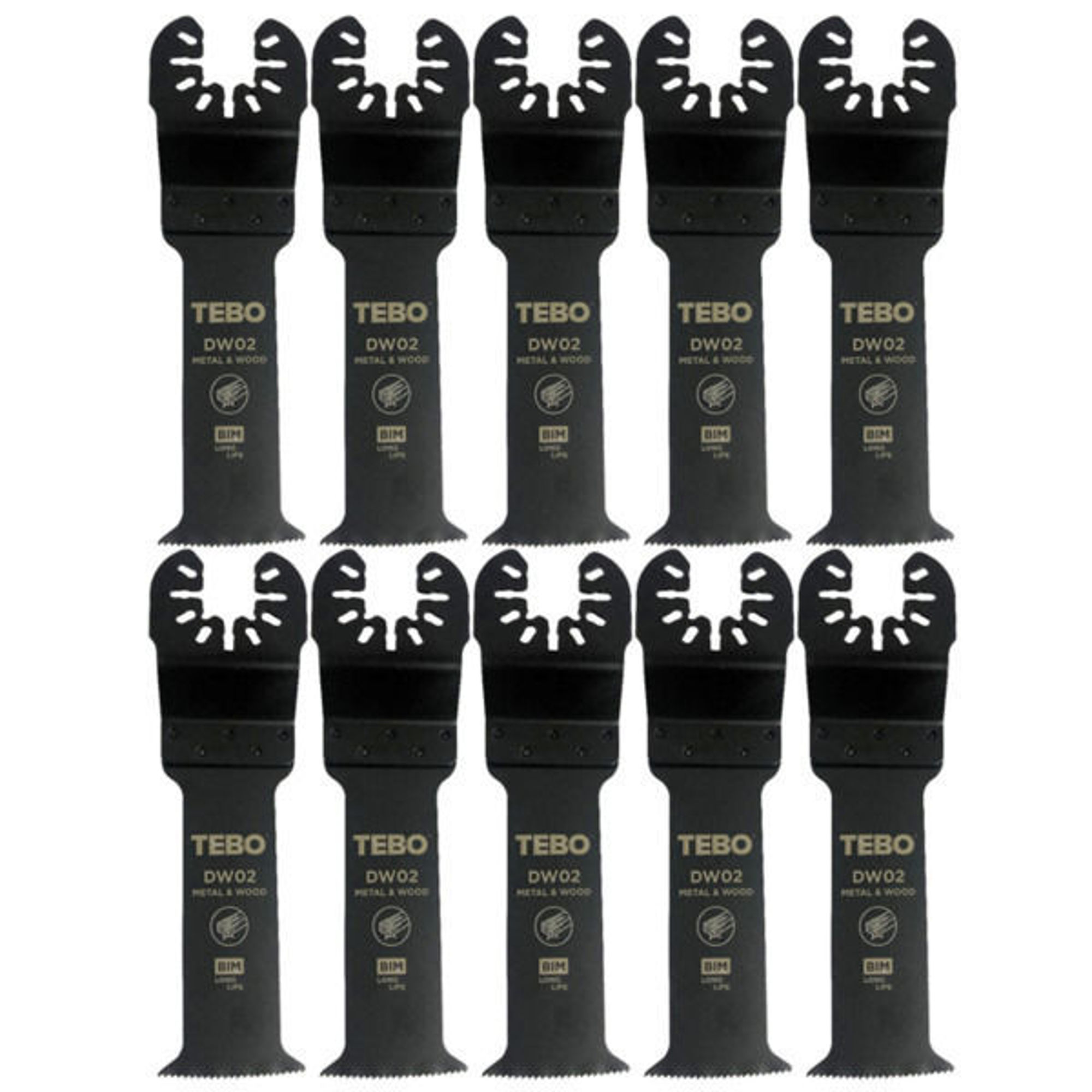 Bilde av Tebo Multisagblad DW02 35X68 Bimetall 10Pk