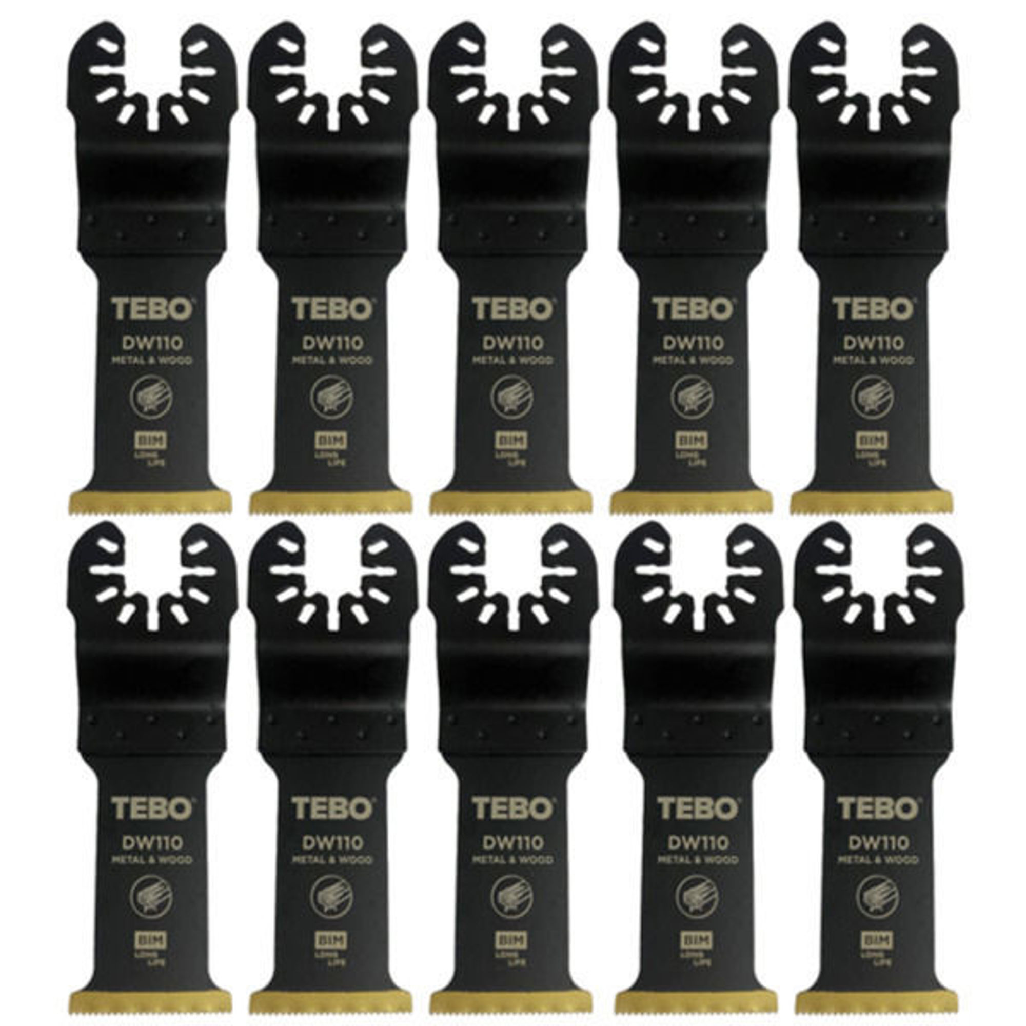 Bilde av Tebo Multisagblad DW110 32X50 Titanium 10Pk
