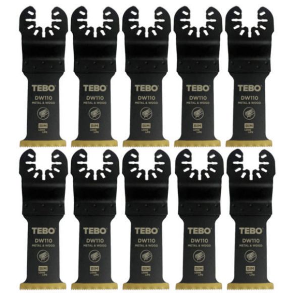 Bilde av Tebo Multisagblad DW110 32X50 Titanium 10Pk