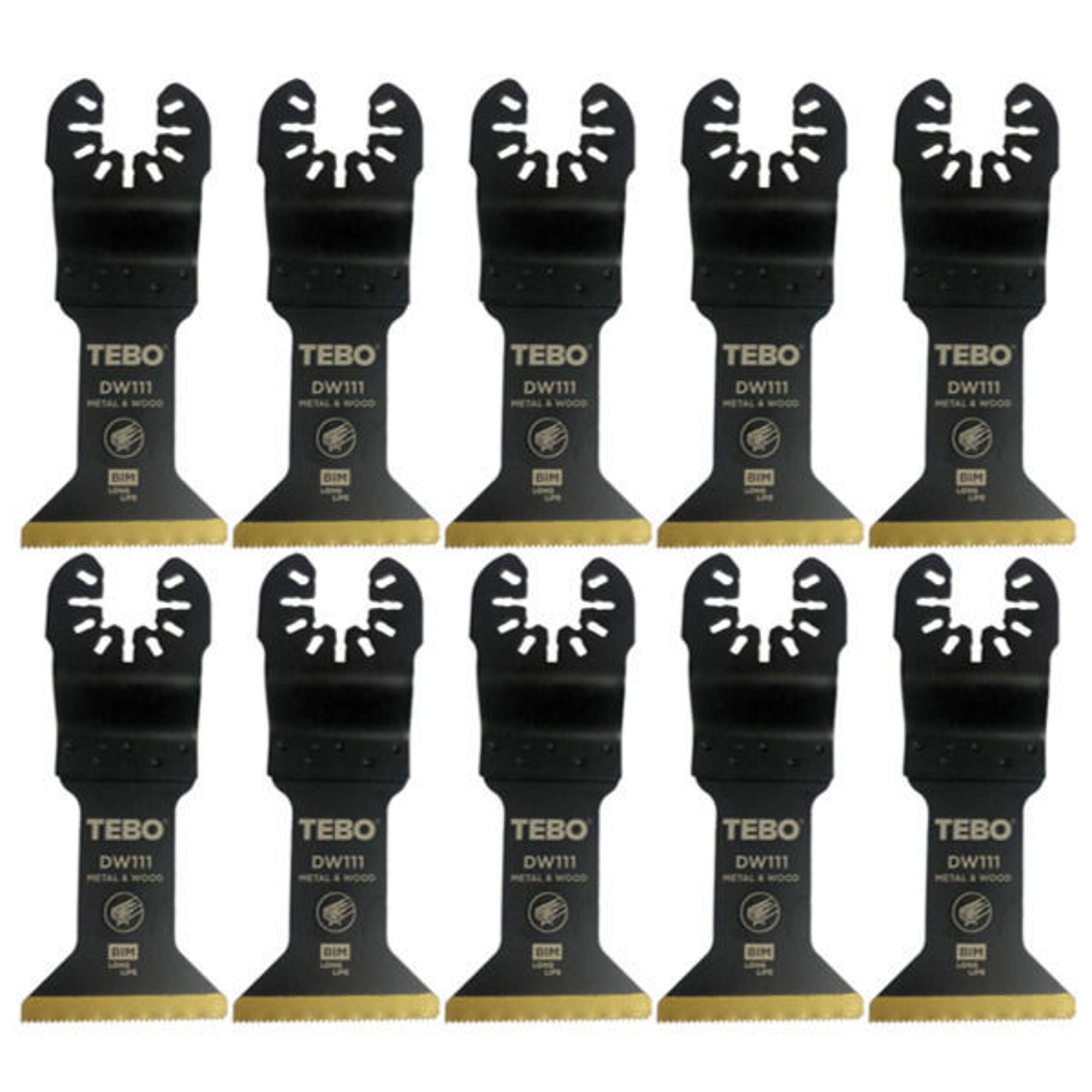 Bilde av Tebo Multisagblad DW111 44X50 Titanium 10Pk