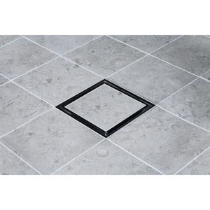 Bilde av Tebo slukrist Tile In svart 147 x 147mm