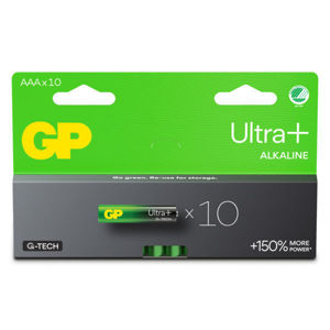 Bilde av Batteri Ultra Plus AAA 10 pk Alkaline GP