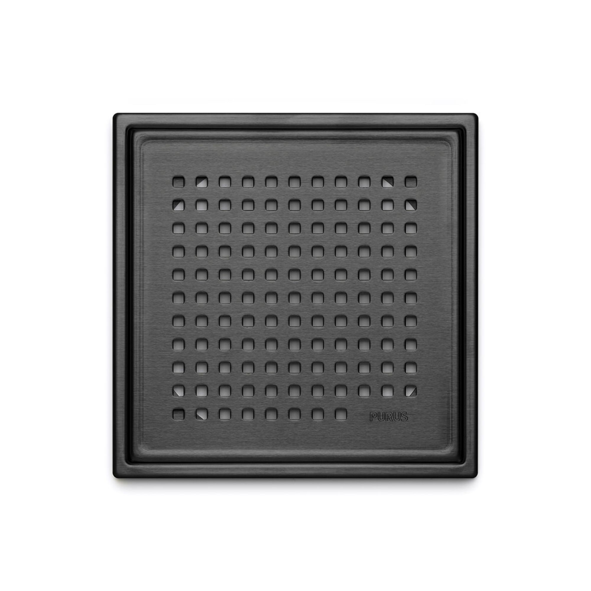 Bilde av Purus Square Chess matt svart slukrist 197x197mm