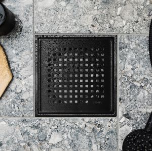 Bilde av Purus Square Chess matt svart slukrist 197x197mm