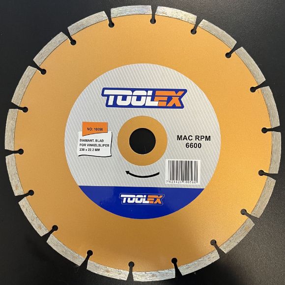 Bilde av Toolex dia.blad laser 230x22,2 tørr harde materialer