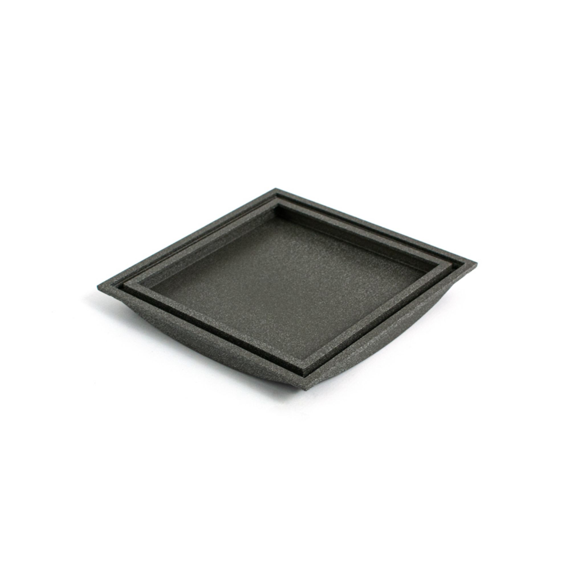 Bilde av Tebo slukrist Tile In mørk granitt 147 x147 mm