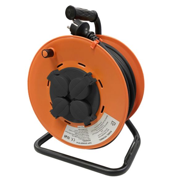 Bilde av Kabeltrommel 25m 2,5KV Fast nav