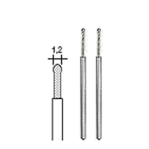 Bilde av Proxxon ballformet diamant slipestift Ø1,2, pkk a 2 stk