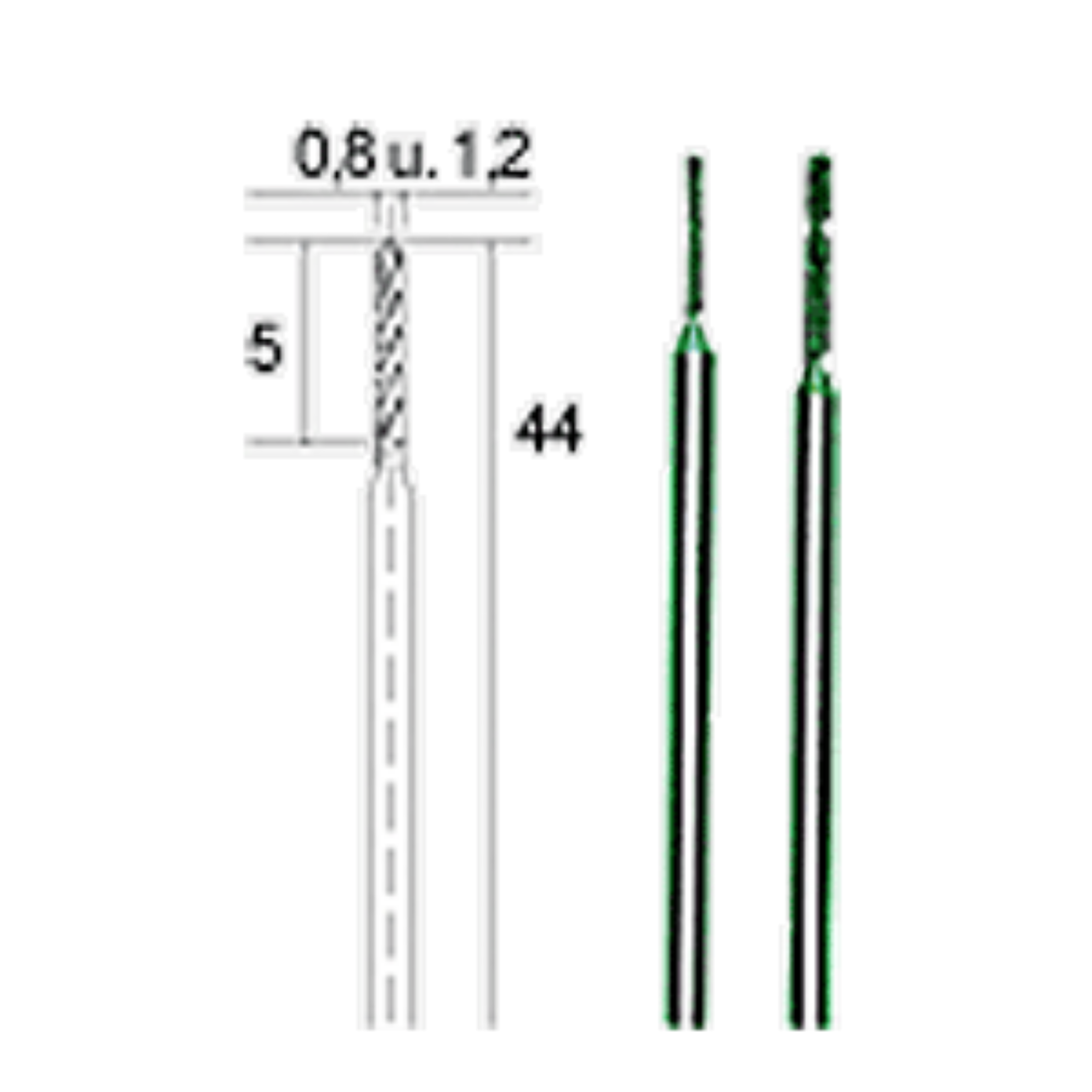 Bilde av Proxxon diamantbelagt spiralbor pkk a 2 stk
