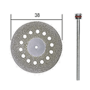 Bilde av Proxxon slipe/kappeskive m/kjøling/holder for vinkelbor Ø38