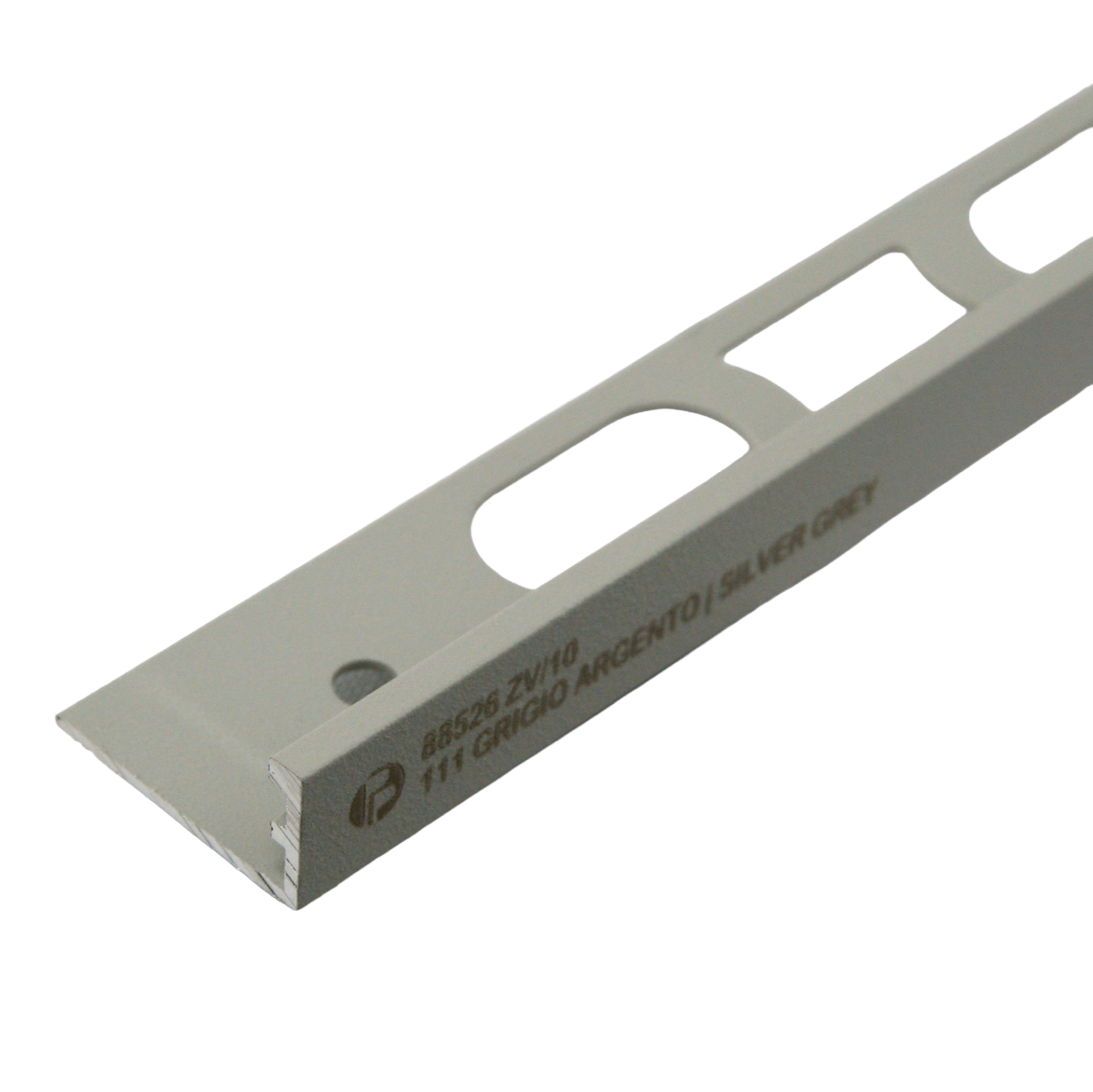 Bilde av Avslutningslist ZV/8 lakkert alu. kode 111 silver grey