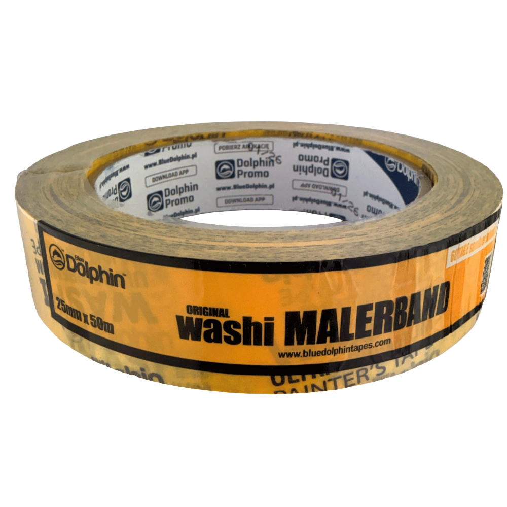 Bilde av Blue Dolphin premium maskeringstape 25mm x 50 m