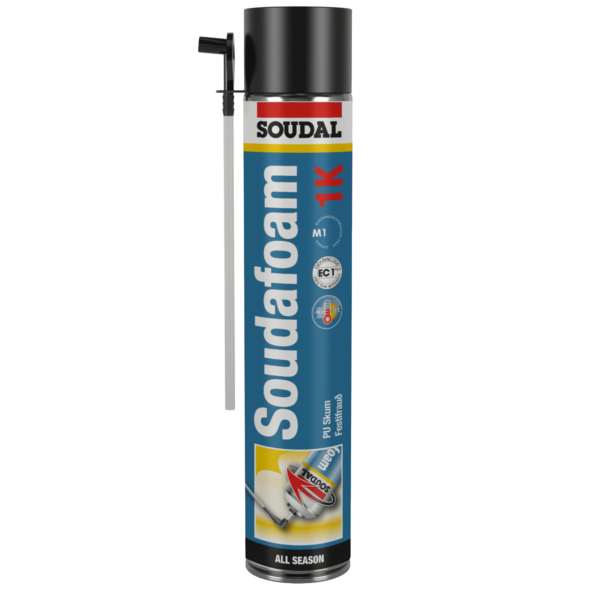 Bilde av Soudal Soudafoam 1K All Season byggskum 750ml