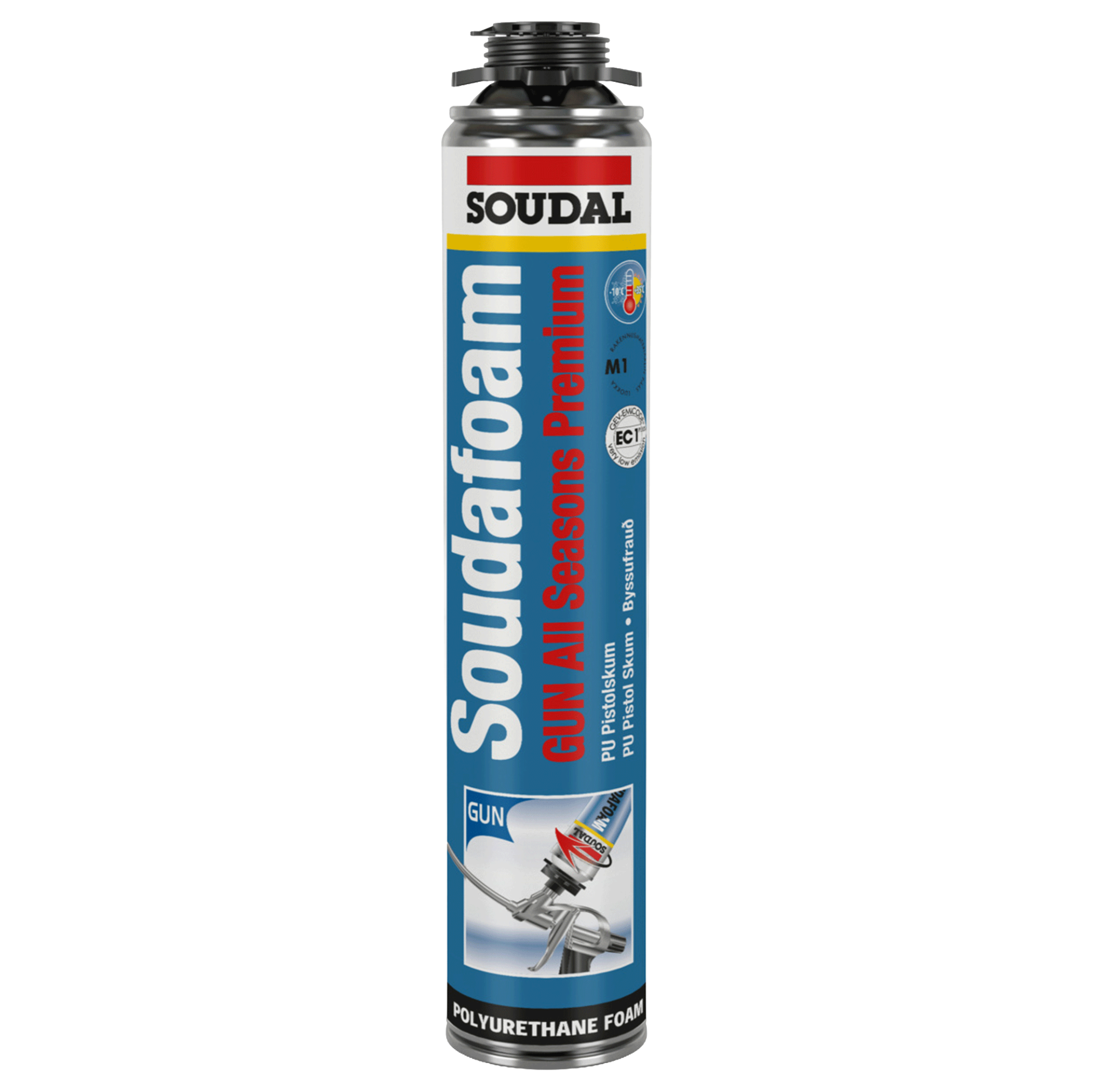 Bilde av Soudal Soudafoam Gun All Season Premium byggskum 750ml