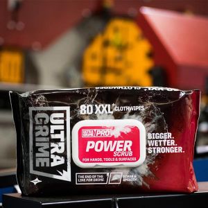 Bilde av Ultra Grime Pro Power Scrub XXL wipes 80 stk