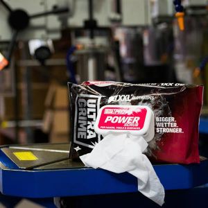 Bilde av Ultra Grime Pro Power Scrub XXL wipes 80 stk